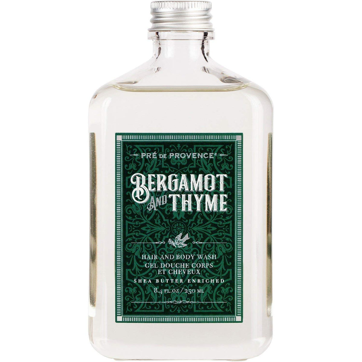 Pre De Provence Bergamot & Thyme Hair & Body Wash, 250 Ml - Men'S Fragrance Collection