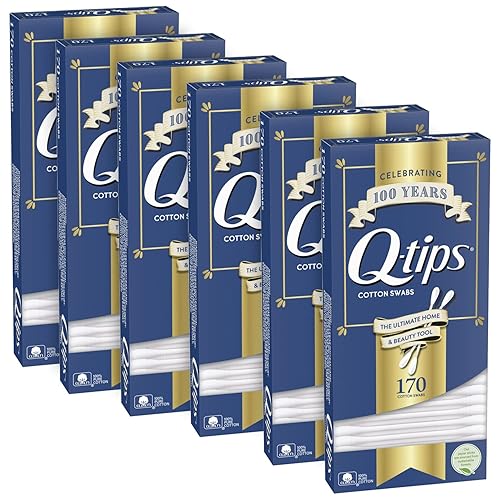 Q-Tips Cotton Swabs 170 Count 5-Pack – Soft Tip Makeup & Personal Care Essentials