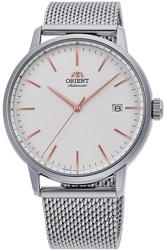 Orient Men'S Contemporary Automatic Watch - White Dial, Ra-Ac0E07S10B