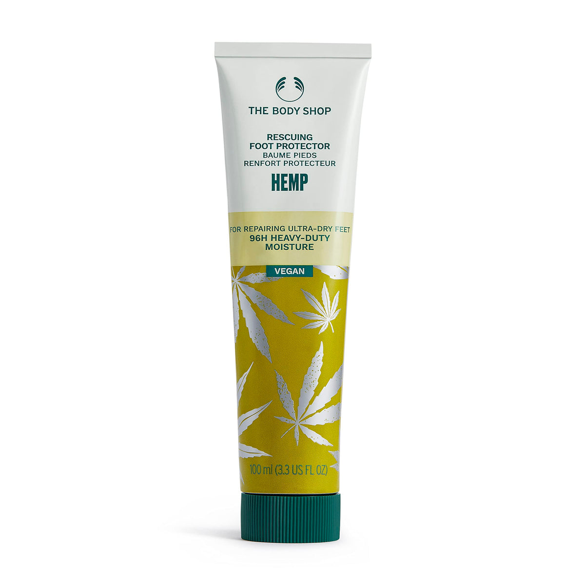 The Body Shop Hemp Foot Protector - Hydrating Care For Ultra Dry Feet, 3.5 Oz