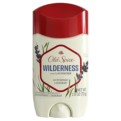 Old Spice Wilderness Antiperspirant Deodorant For Men, Lavender, 2.6 Oz, Invisible Solid