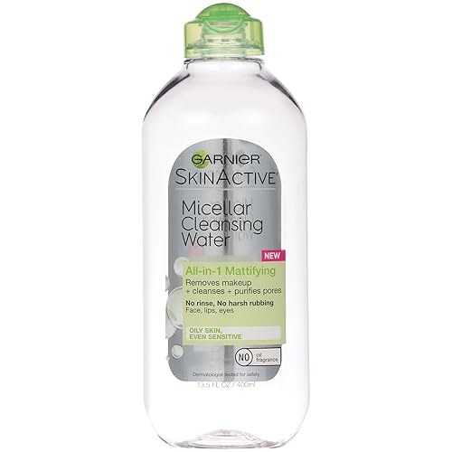 Garnier Skinactive Micellar Cleansing Water For Oily Skin, 13.5 Fl. Oz. - Mattifying Formula