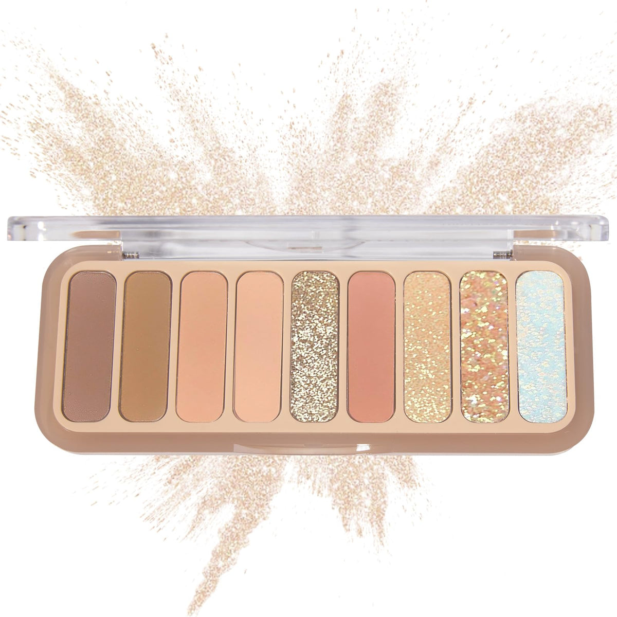 Sumeitang Naked Eyeshadow Palette - 9 Colors, Matte & Shimmer, Waterproof, Long Lasting Makeup