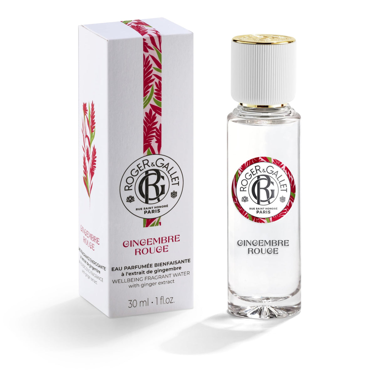 ROGER & GALLET Gingembre Rouge Fragrant Water Body Spray for Women - 1 Fl Oz