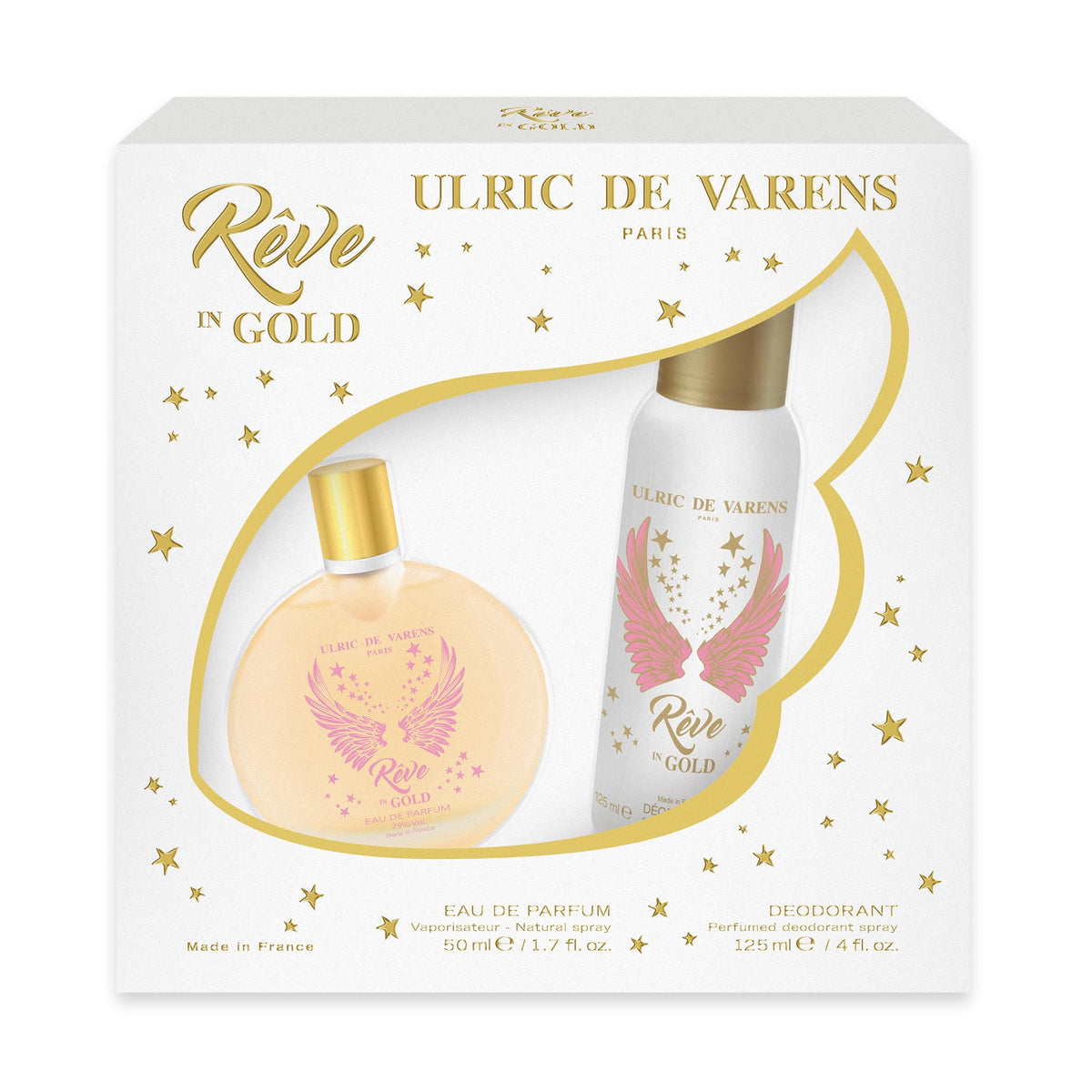 Ulric De Varens Udv Reve In Gold Gift Set 3.4Oz Eau De Toilette & Deodorant, 2