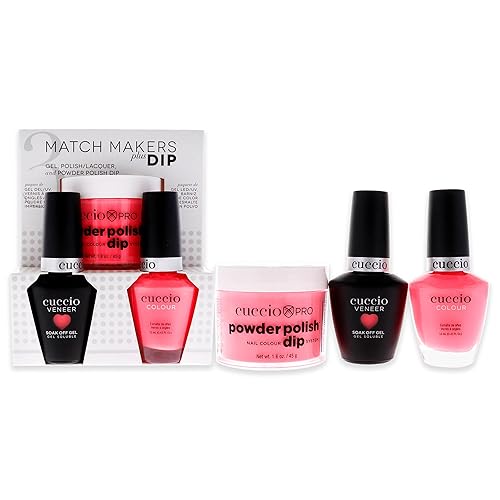 Cuccio Colour Matchmakers Nail Dip Kit - Livin' On A Prayer - 3 Count Mani-Pedi Set