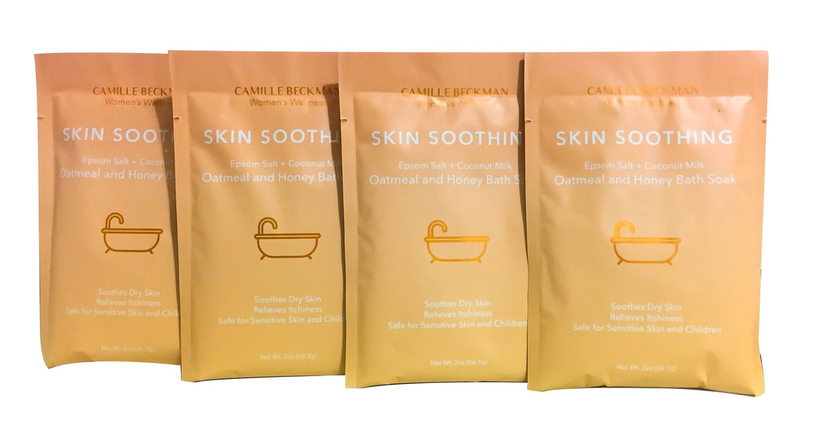 Camille Beckman Oatmeal & Honey Bath Soak, Skin Soothing, 2 Oz (Pack Of 4)