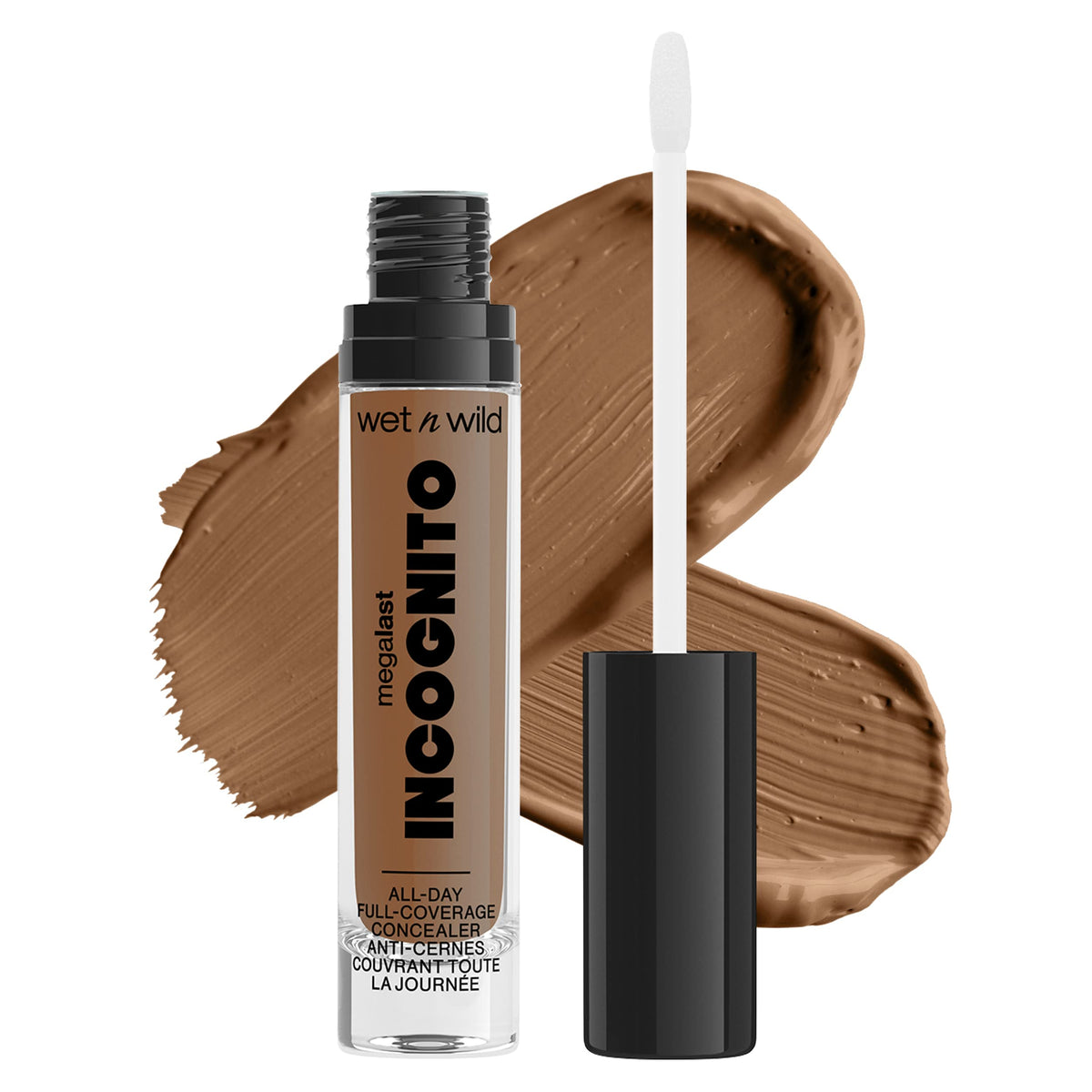 Wet N Wild Mega Last Concealer Deep - All-Day Full Coverage Liquid Matte, 1 Count