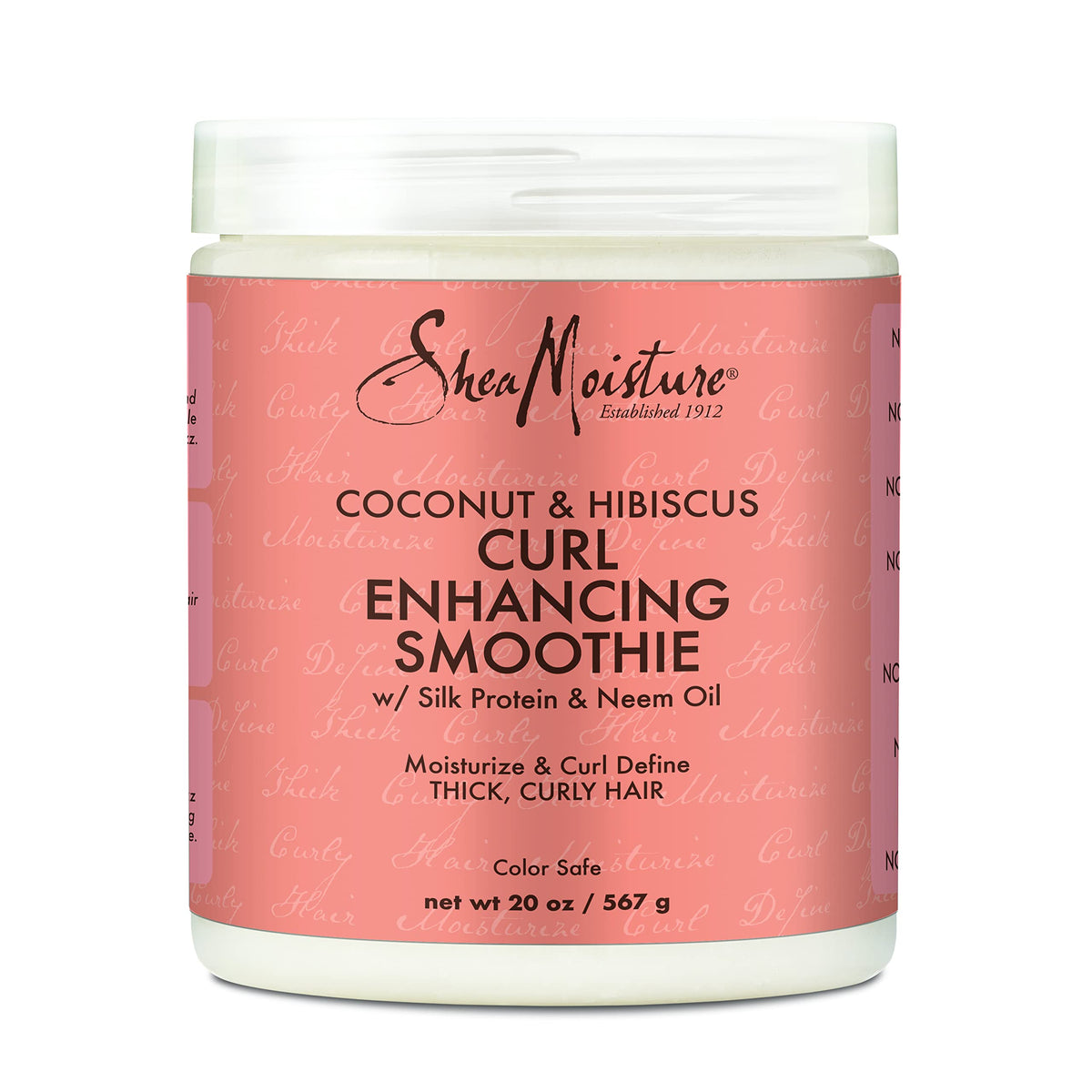 Sheamoisture Curl Enhancing Smoothie 20 Oz - Sulfate & Paraben Free Cream For Curly Hair