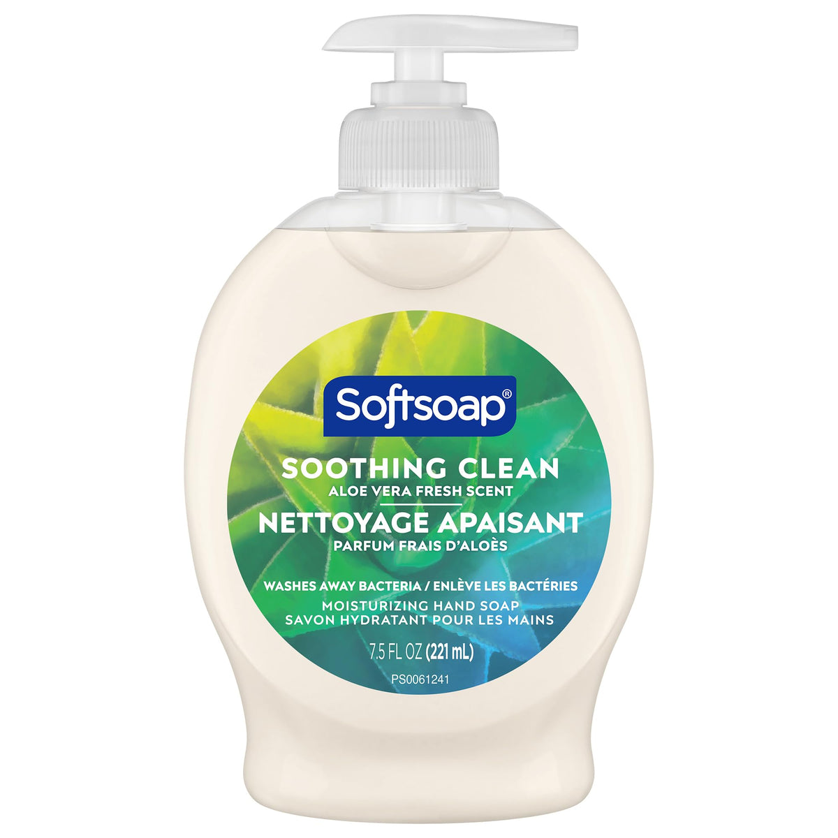 Softsoap Aloe Vera Moisturizing Liquid Hand Soap, 7.5 Fl Oz (Pack Of 6) - White