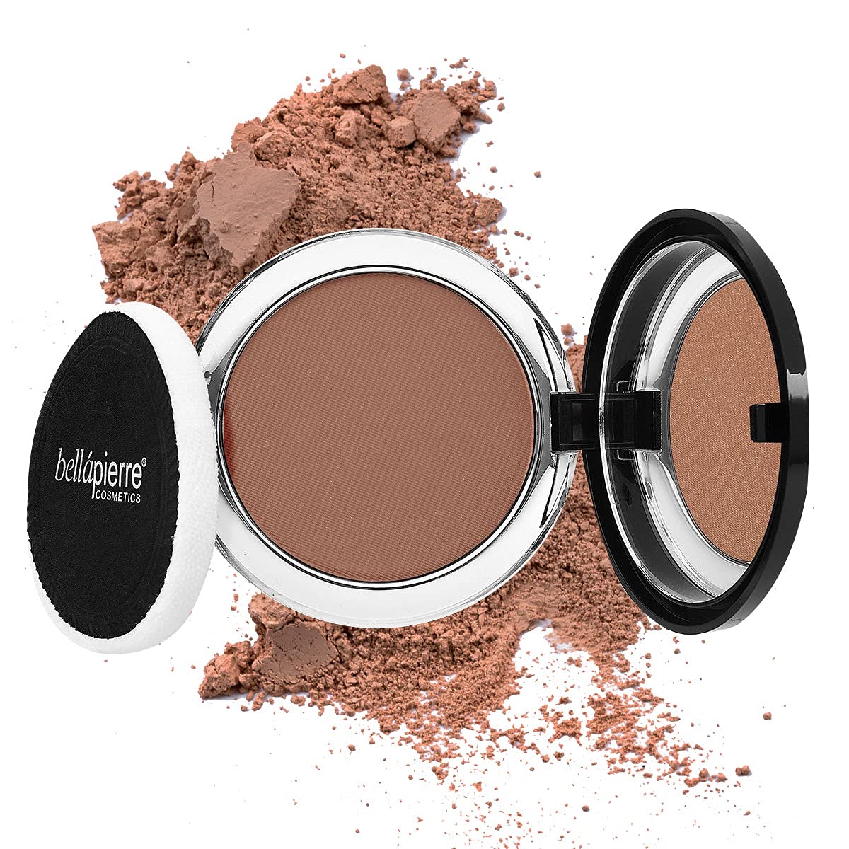 Bellapierre Compact Mineral Blush - Amaretto, Non-Toxic, Paraben Free, 0.35 Oz, All Skin