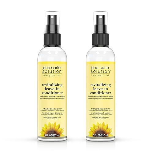 Jane Carter Revitalizing Leave-In Conditioner, 8 Oz, 2 Pack - Moisturizing & Nourishing Formula