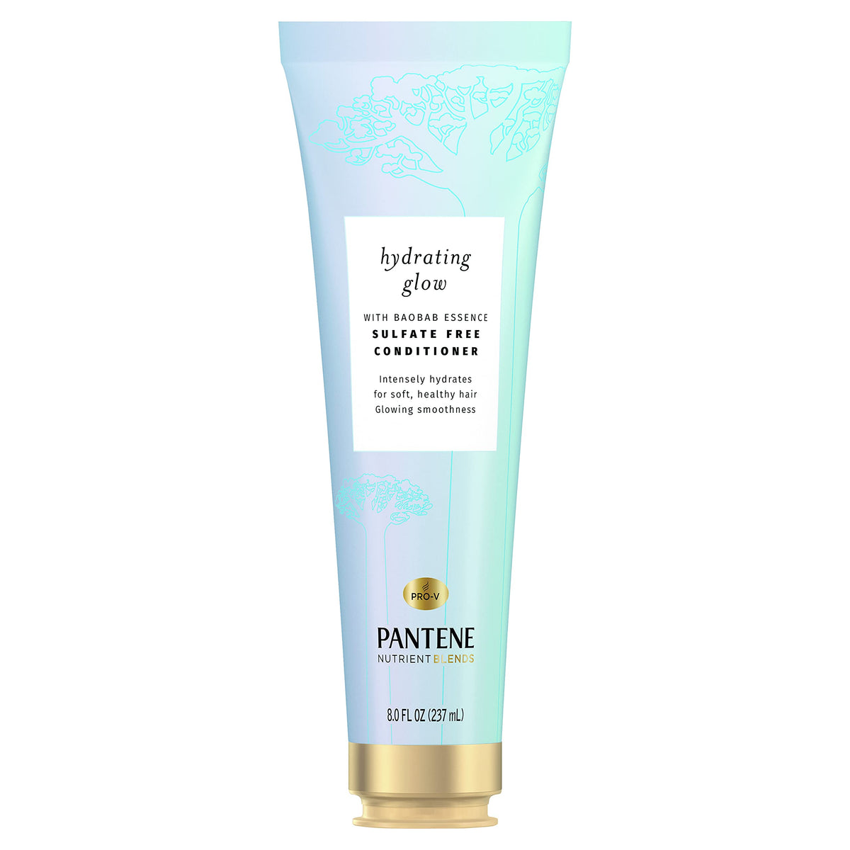 Pantene Sulfate Free Conditioner For Dry Damaged Hair, 8 Fl Oz, Color Safe With Baobab Essence