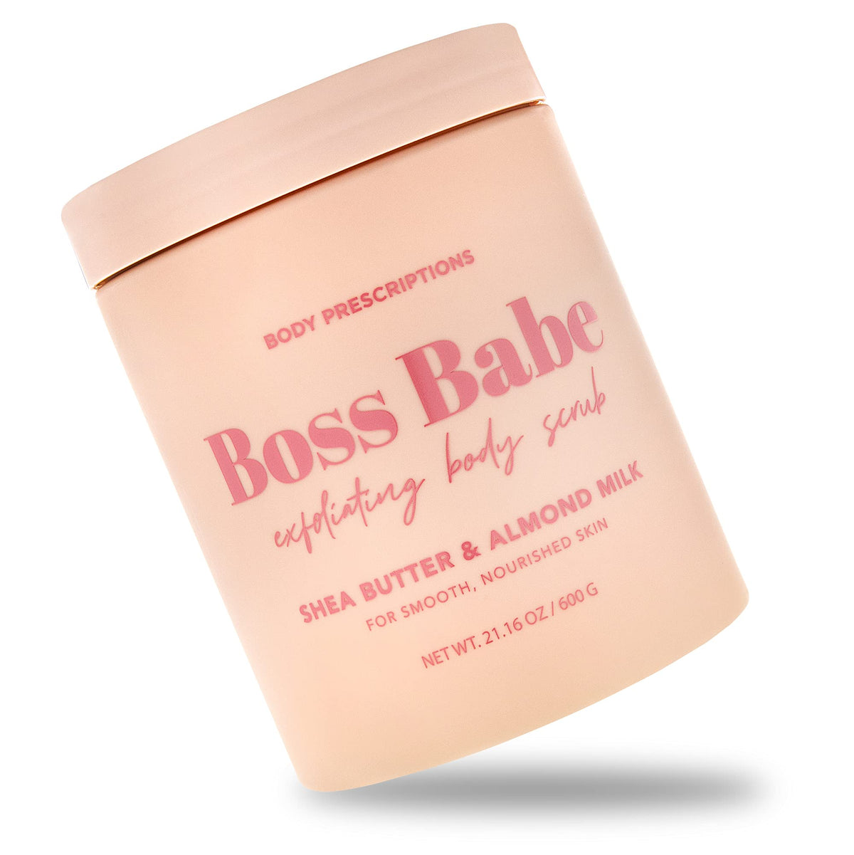 Body Prescriptions Pink Boss Babe Body Scrub - Exfoliating Wash With Shea Butter & Almond Milk