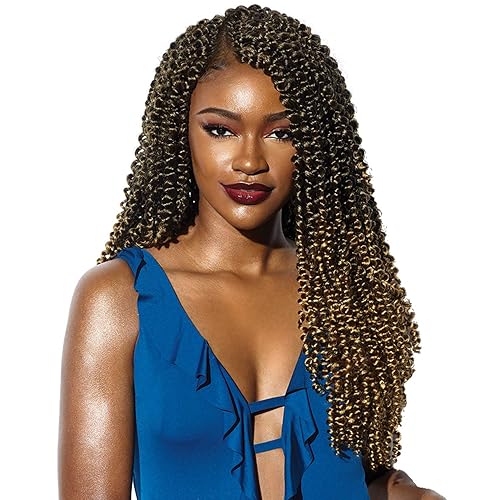 Sensationnel Xpression 3X Ruwa 18&quot; Water Wave Braids - Off Black 1B (2-Pack)