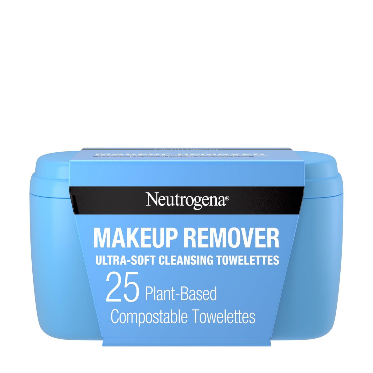 Neutrogena Makeup Remover Facial Cleansing Towelettes, 25 Count, Gentle & Plant-Based