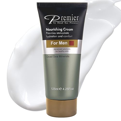 Premier Dead Sea Nourishing Cream For Men, Anti-Aging Face Moisturizer, 4.2 Fl Oz