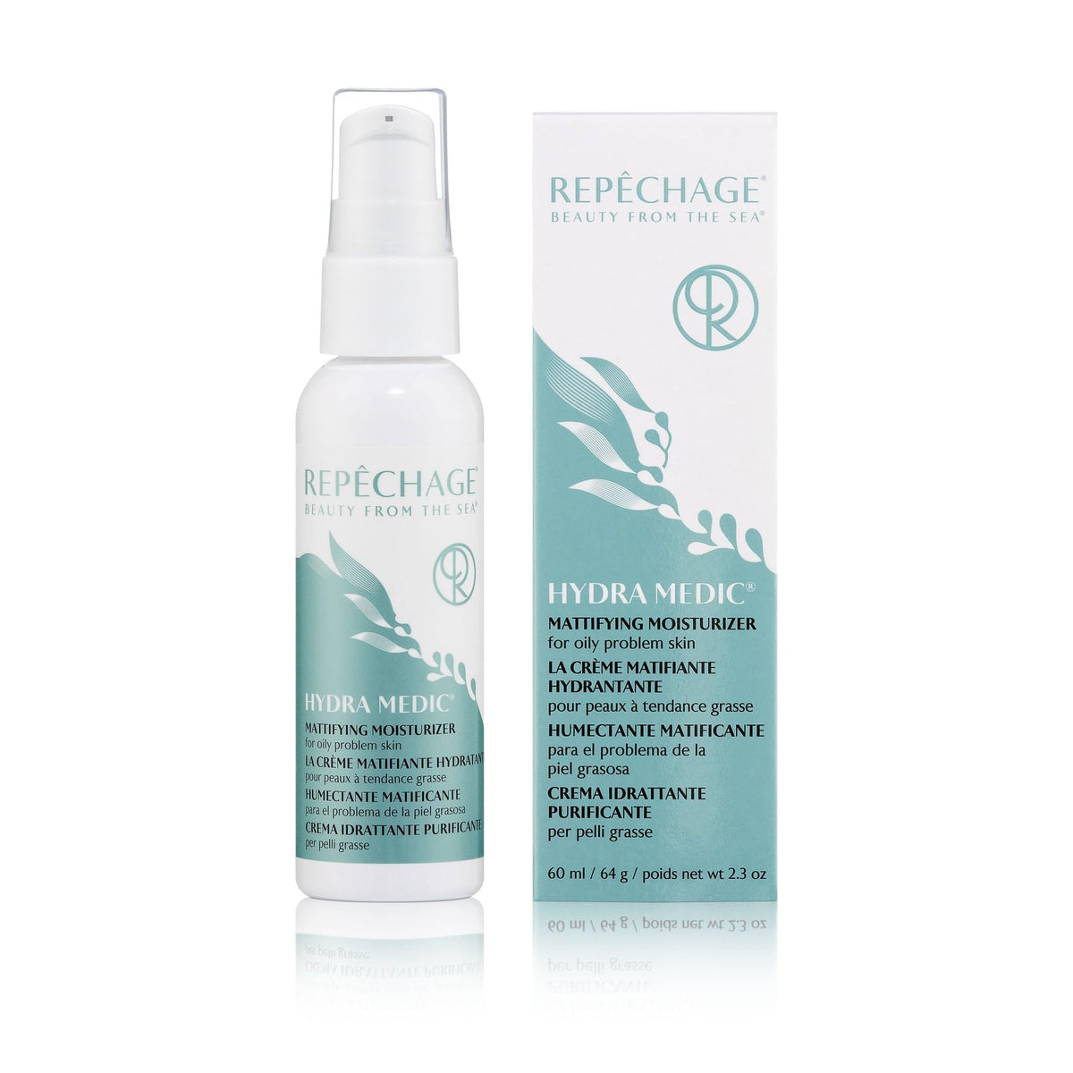 Repechage Hydra Medic Mattifying Moisturizer For Oily Acne-Prone Skin, 2.3 Oz