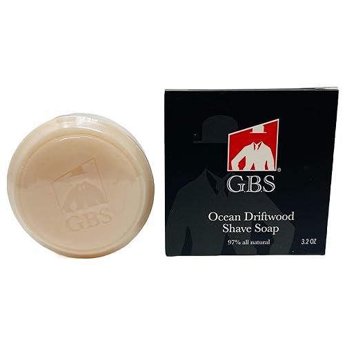 G.B.S 97% Natural Shave Soap Set For Men - Ocean Driftwood Limited Edition, 1 Count