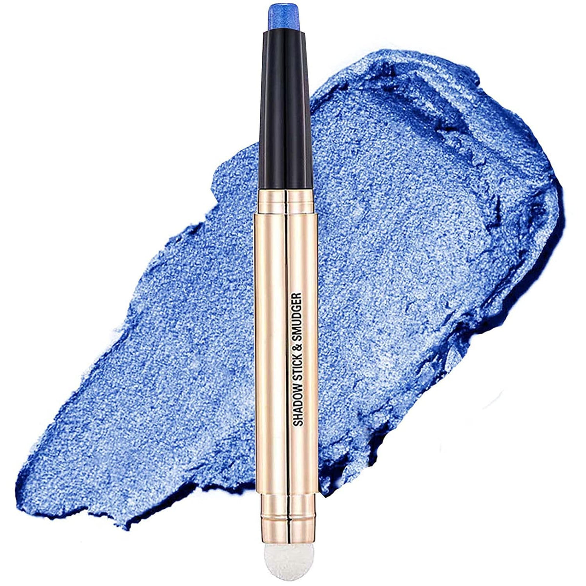 Oviqerki 18 Color Eyeshadow Stick, Waterproof Highlighter, Midnight Blue Shimmer, 1 Count