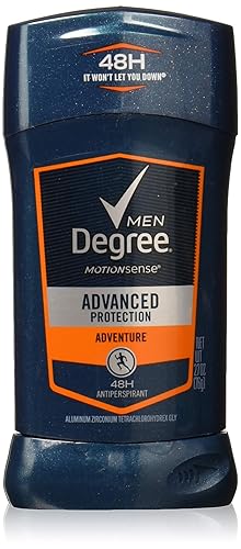 Degree Men Motionsense Antiperspirant Deodorant Adventure, 2.7 Oz, Pack Of 6