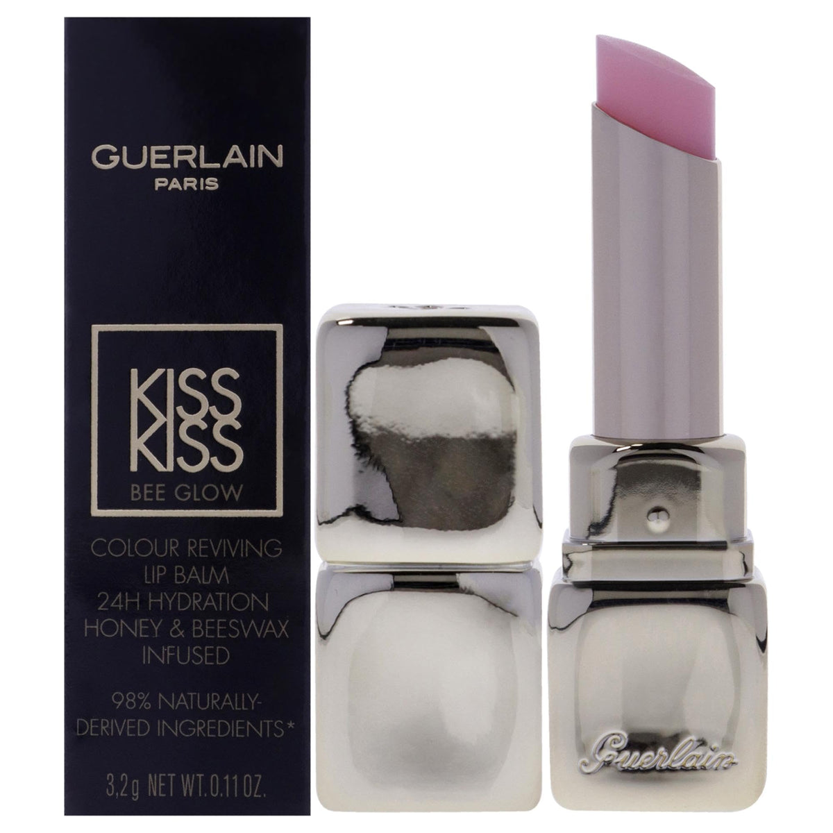 Guerlain Kiss Kiss Bee Glow Lip Balm 258 Rose Glow - 0.11 Oz For Women