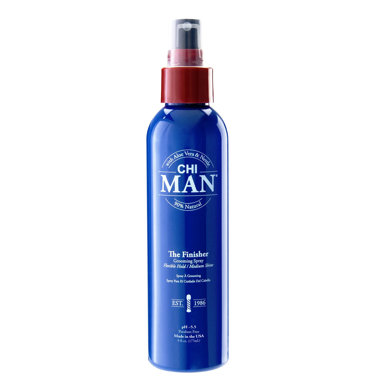 Chi Man The Finisher Grooming Spray, 6 Oz - Controls Flyaways, Sulfate & Paraben-Free