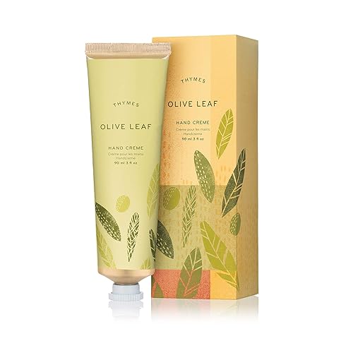 Thymes Hand Cream Gold - Olive Leaf, 3 Fl Oz Moisturizing Body Cream