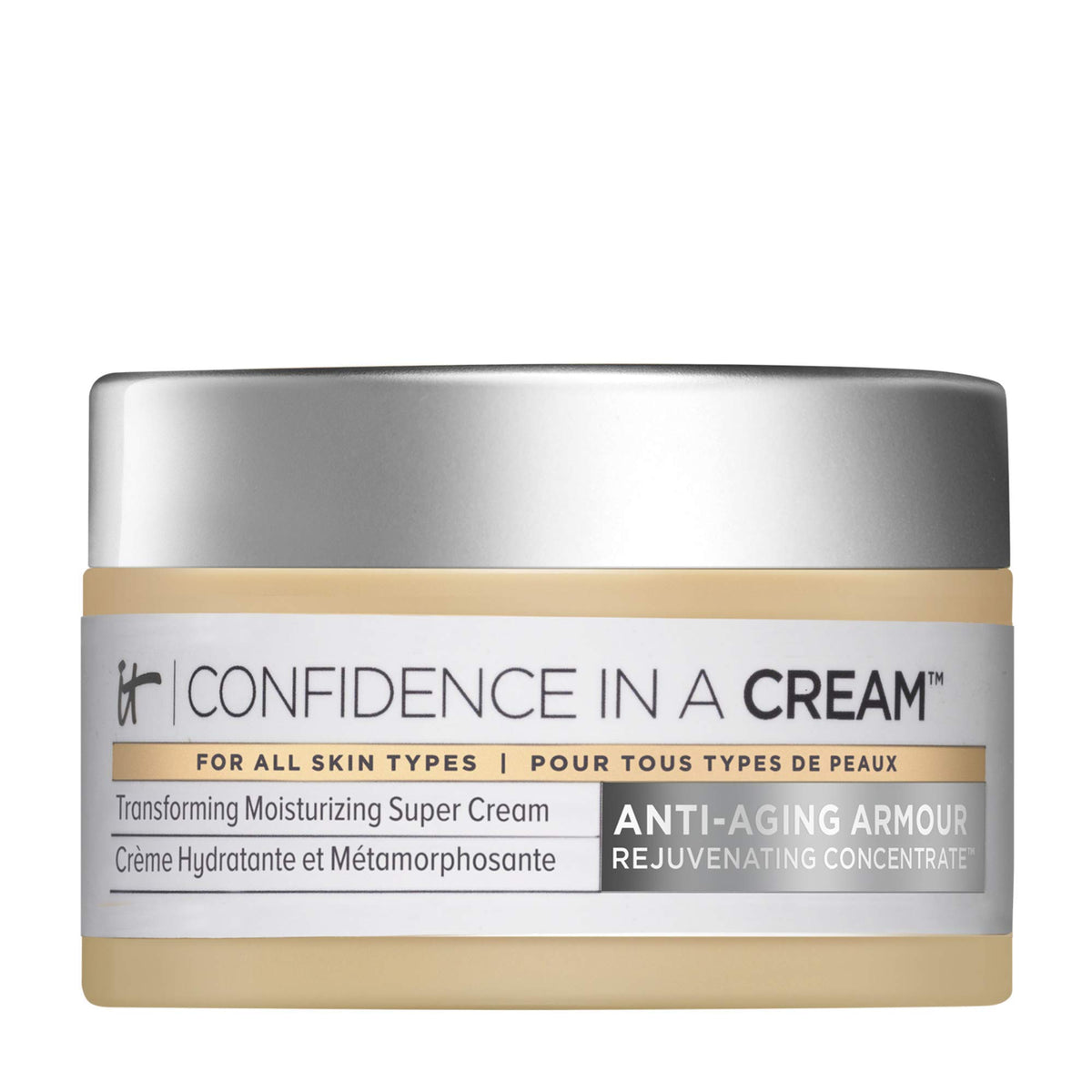 It Cosmetics Confidence In A Cream - 0.5 Oz Travel Size Super Cream For Hydration