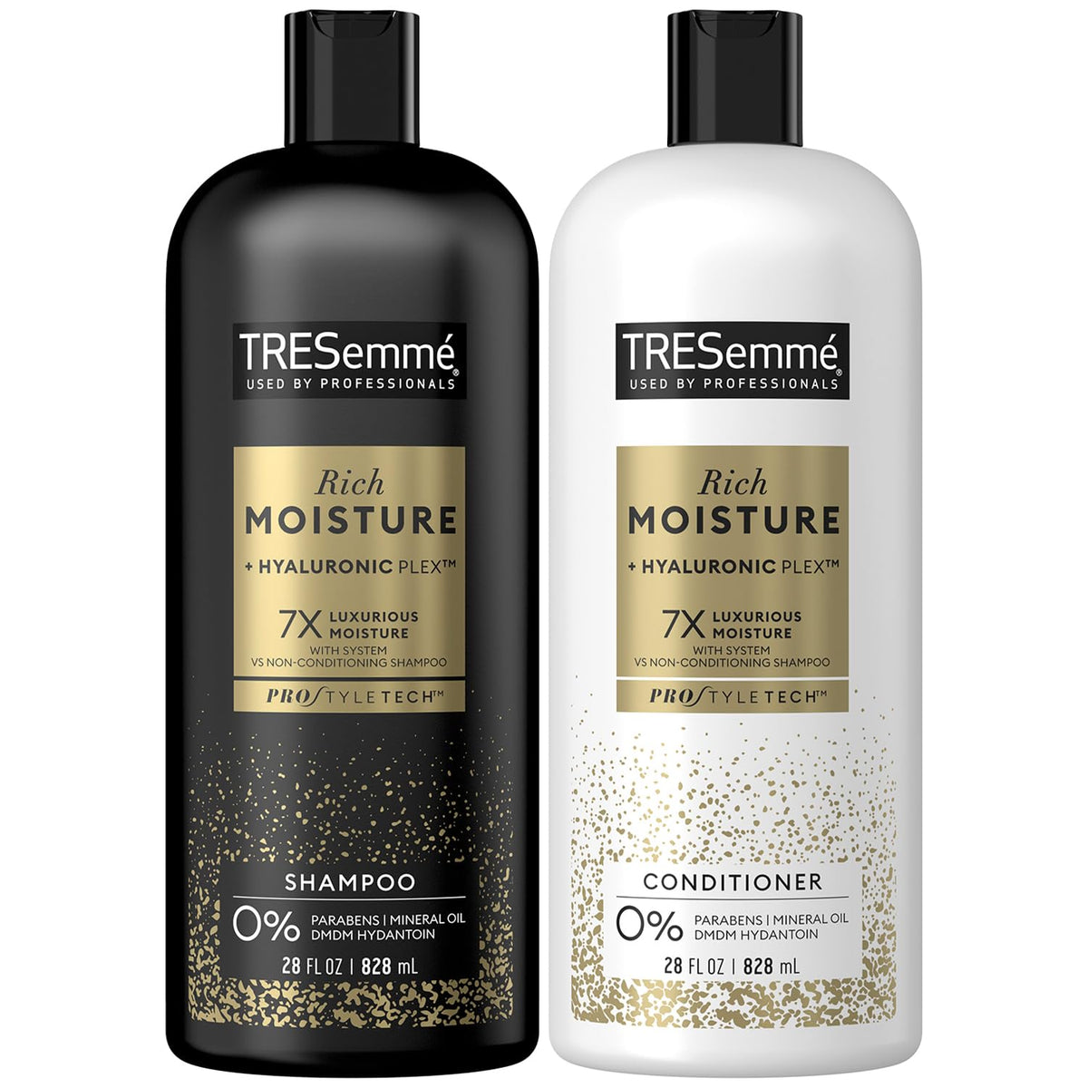 Tresemmé Moisture Rich Shampoo & Conditioner Set, Sulfate-Free, 28 Fl Oz (2 Pack)