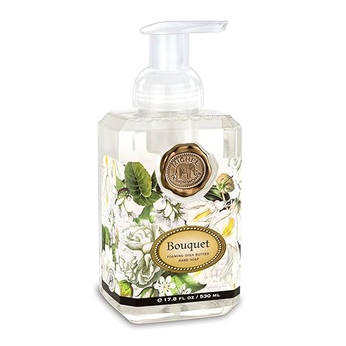 Michel Design Works Foaming Hand Soap, Bouquet - 17.8 Fl Oz, Luxury Scented Liquid Soap