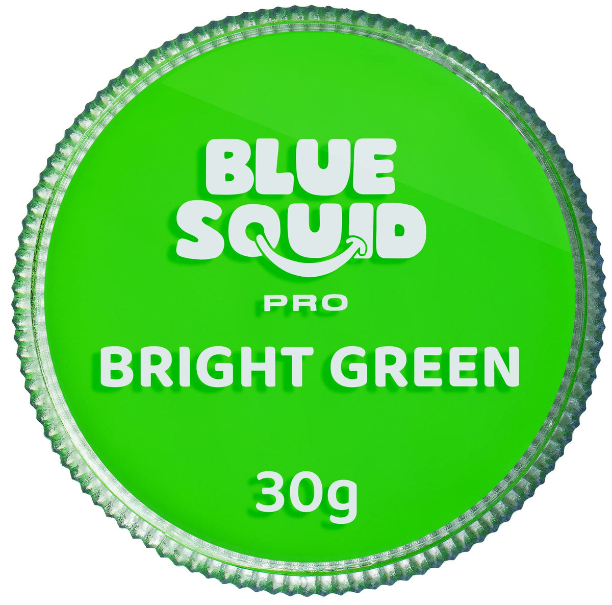 Blue Squid Pro Face Paint - Classic Bright Green 30G, Water-Based Sfx Makeup For Kids & Adults