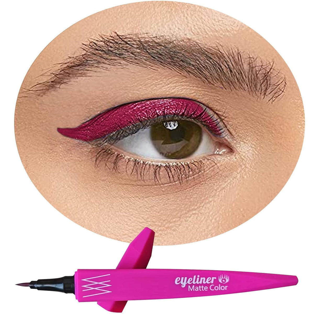 Metfdlaig Red Liquid Eyeliner Pen - Ultra Fine Tip, Waterproof, Quick Dry, Long Lasting, 1 Count