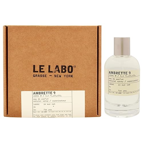 Le Labo Ambrette 9 Unisex Eau de Parfum Spray 3.4 oz - Luxurious Fragrance for Men and Women