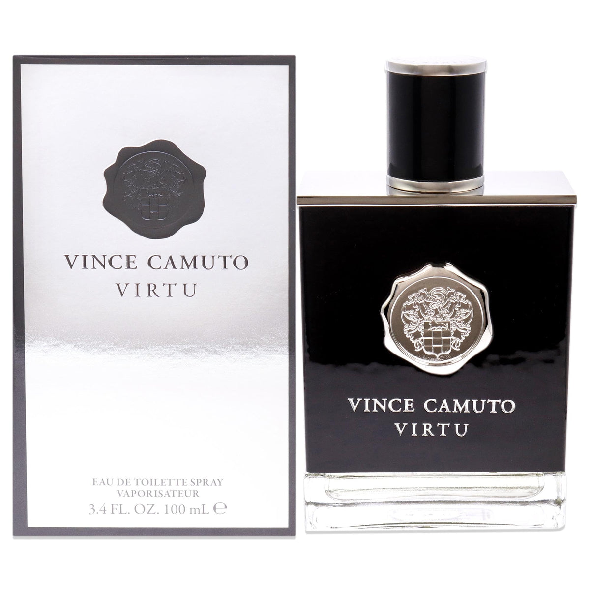 Vince Camuto Virtu Eau De Toilette Spray For Men, 3.4 Fl Oz - Fresh & Invigorating Fragrance