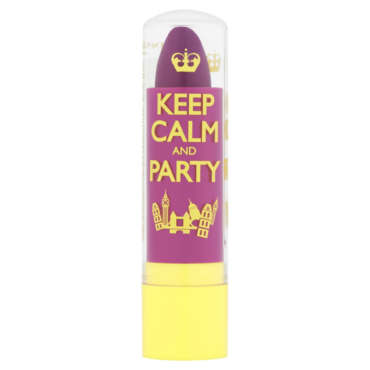 Rimmel London Keep Calm And Party Lip Balm - Violet Blush - Hydrating Lip Care