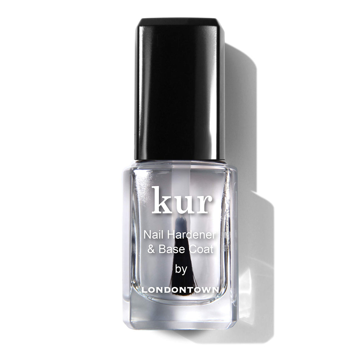 Londontown Kur Nail Hardener & Base Coat, Clear, 0.41 Fl Oz - Strengthen & Protect Nails