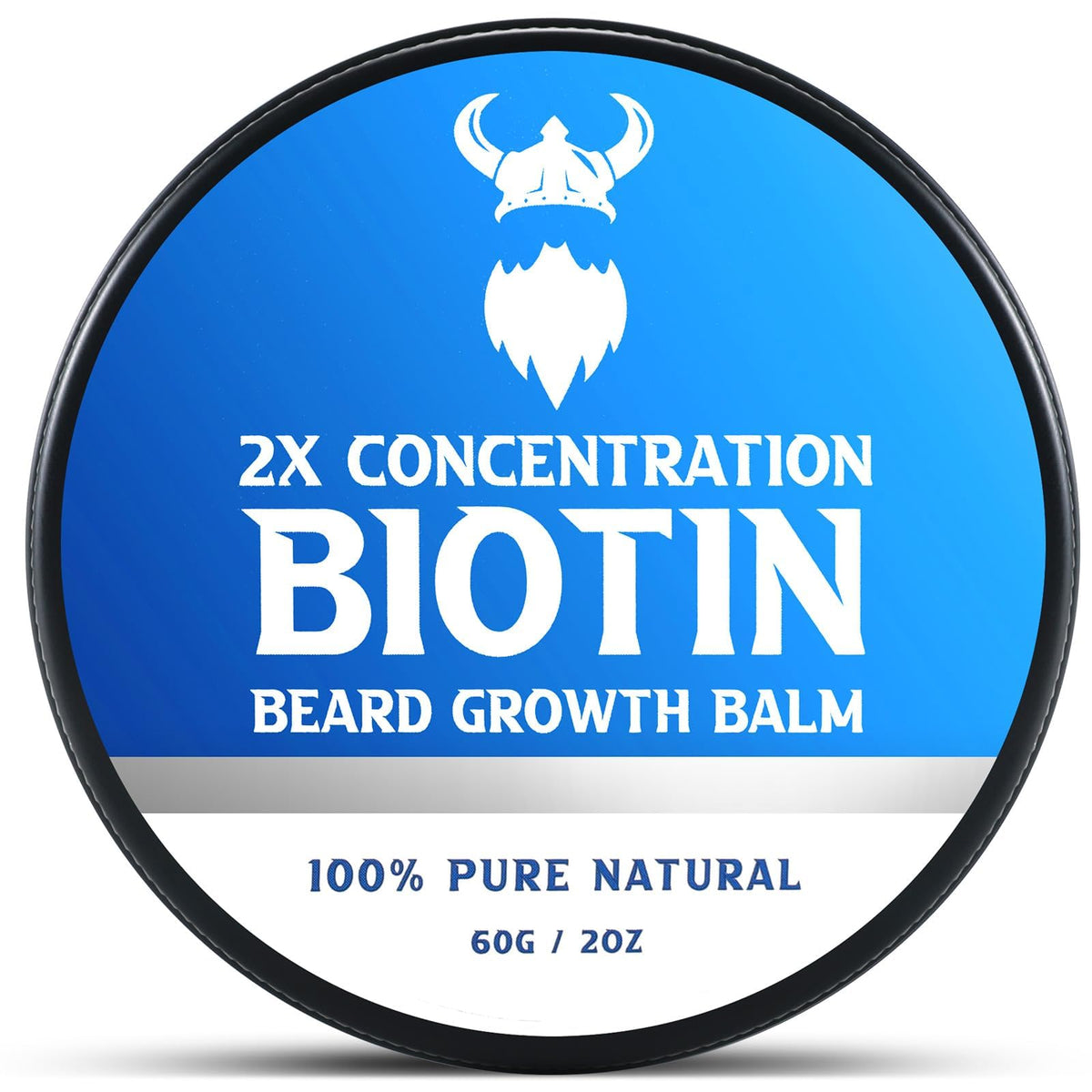 Mistysprite 2X Biotin Beard Balm & Wax - Hydrating Castor Oil For Men'S Facial Hair Growth 2Oz