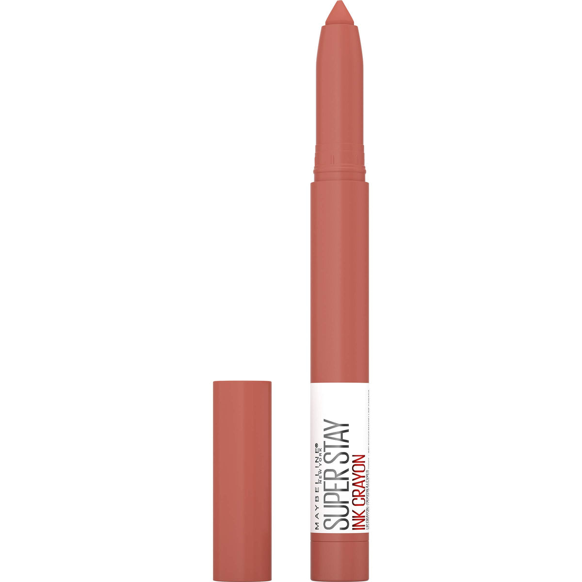 Maybelline Super Stay Ink Crayon Lipstick, Matte Rosey Mauve, 8H Longwear, 0.04 Oz