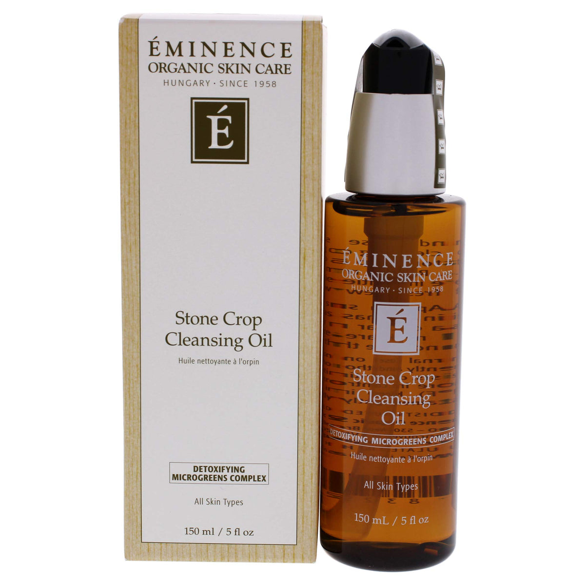 Éminence Organic Skincare Stone Crop Cleansing Oil, Unscented, 5 Fl Oz, Multi-Color