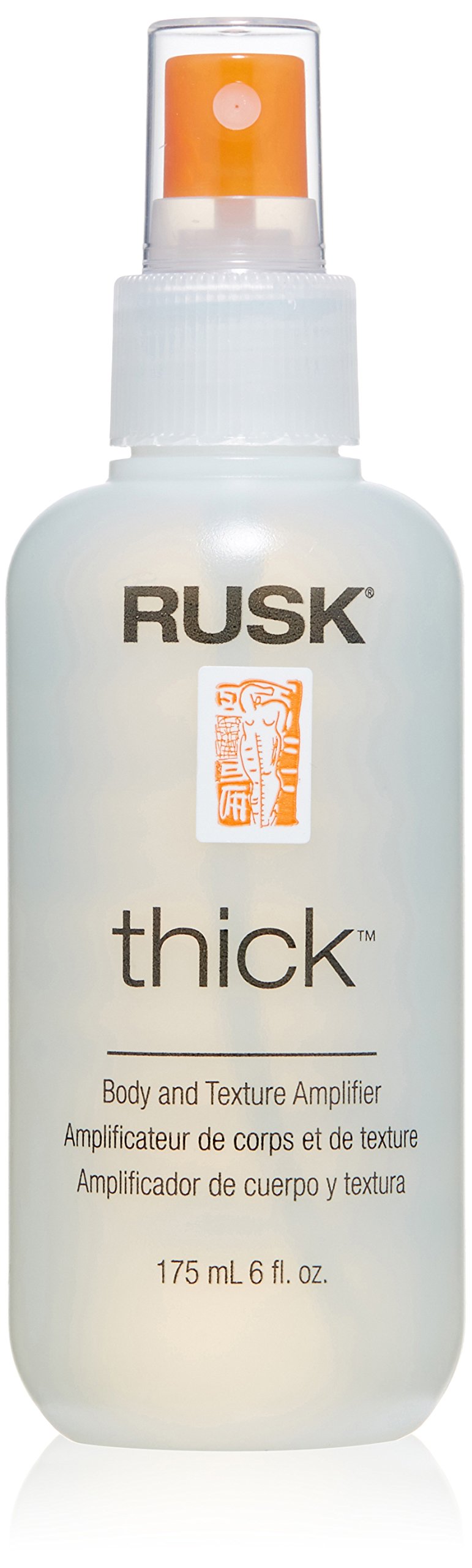 Rusk Thick Body & Texture Amplifier Spray, 6 Oz - Strengthens & Adds Volume For Fine Hair