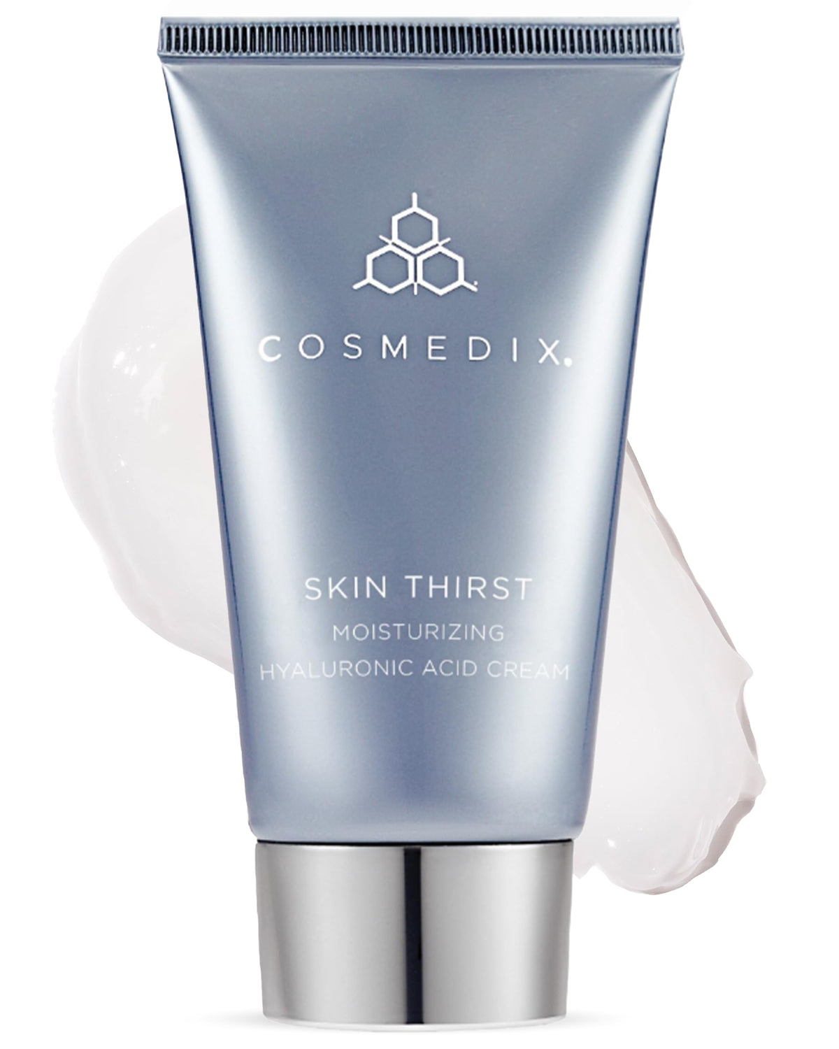 Cosmedix Skin Thirst Hyaluronic Acid Moisturizer For Daily Skin Care - Hydrating Face Lotion, Pore Minimizer, Makeup Primer - For Smoother Skin - Contains Witch Hazel And Lecithin