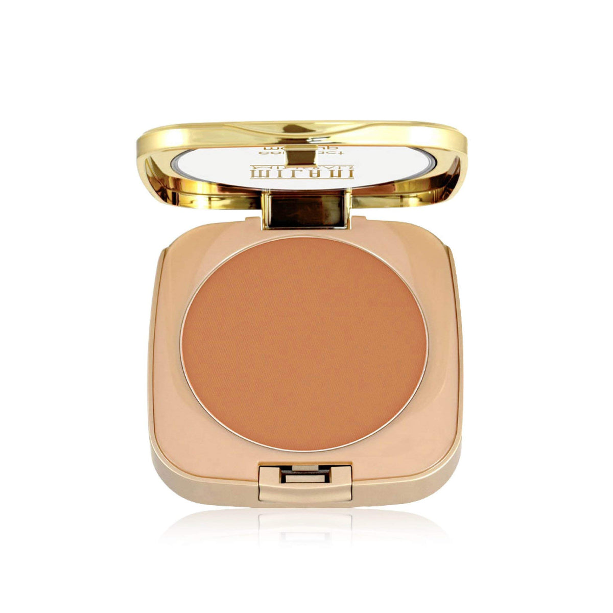 Milani Mineral Compact Makeup - Deep, 0.3 Oz Vegan, Cruelty-Free Full Coverage Face Powder