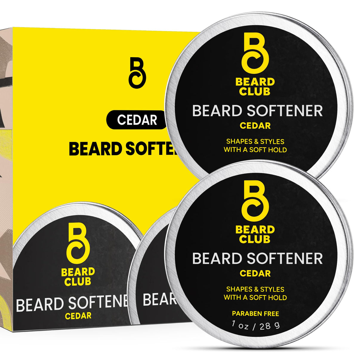 The Beard Club Cedar Beard Butter - Men'S Leave-In Conditioner & Moisturizer - 2Oz