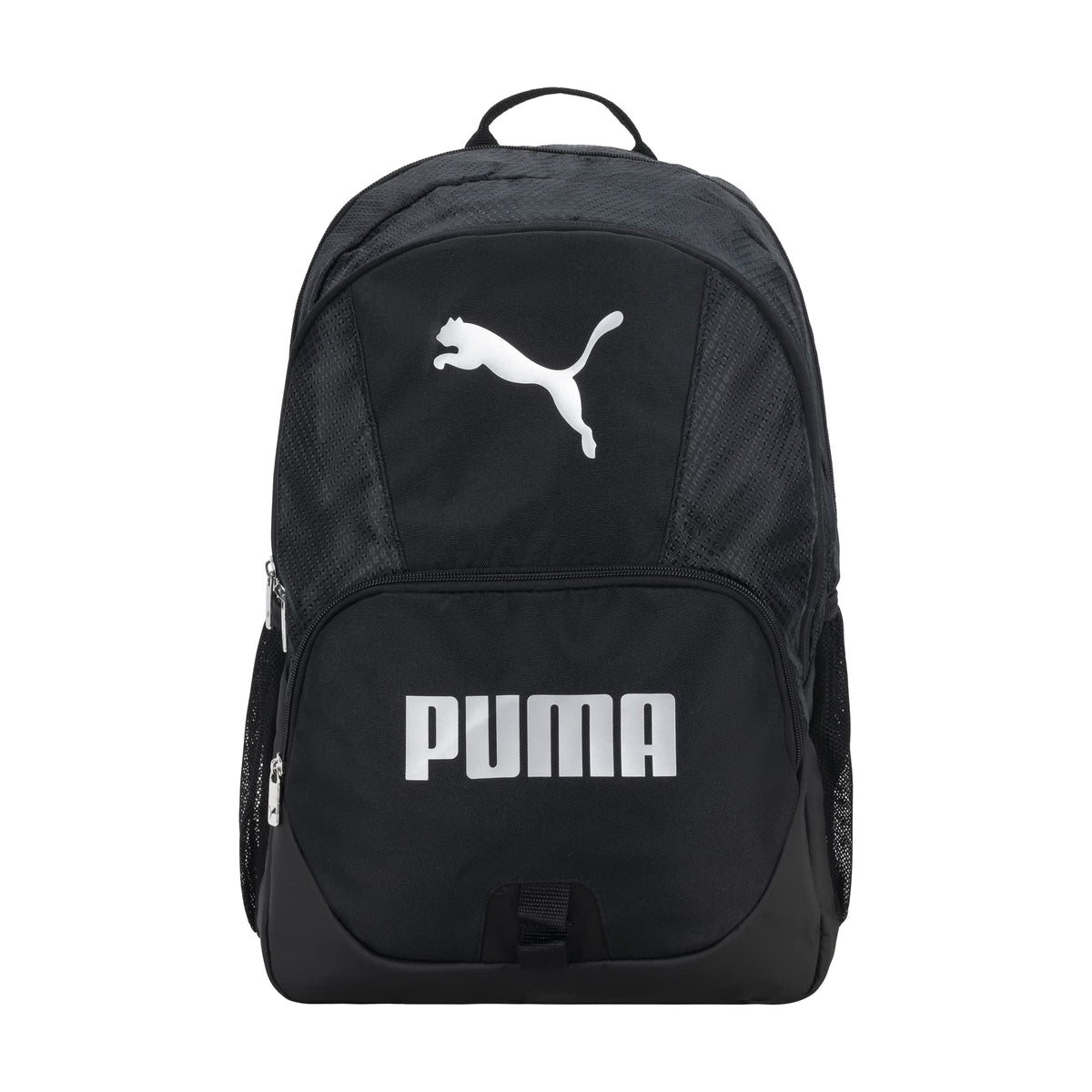 PUMA Evercat New Comer Backpack - Black/Silver, One-Size, Durable Polyester Materials