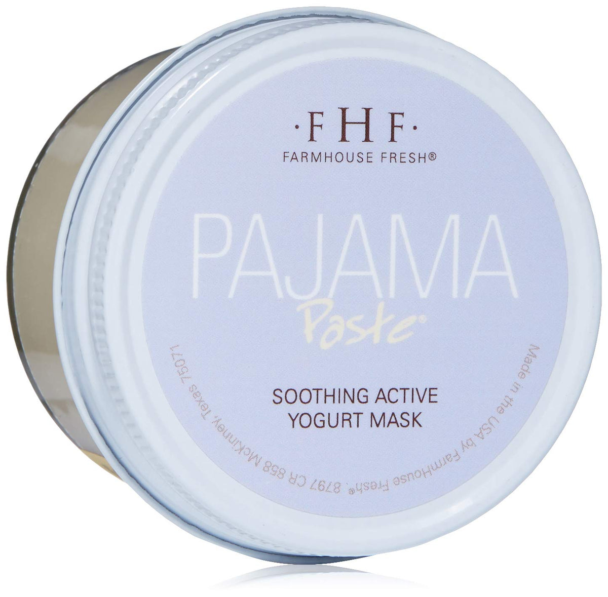 Farmhouse Fresh Soothing Pajama Paste Yogurt Mask, 3.2 Fl Oz - Hydrating Sleep Treatment