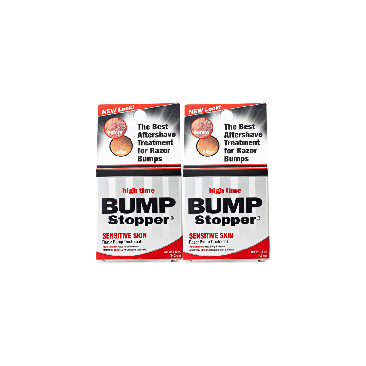 High Time Bump Stopper Treatment For Sensitive Skin, 0.5 Ounce (2 Pack)