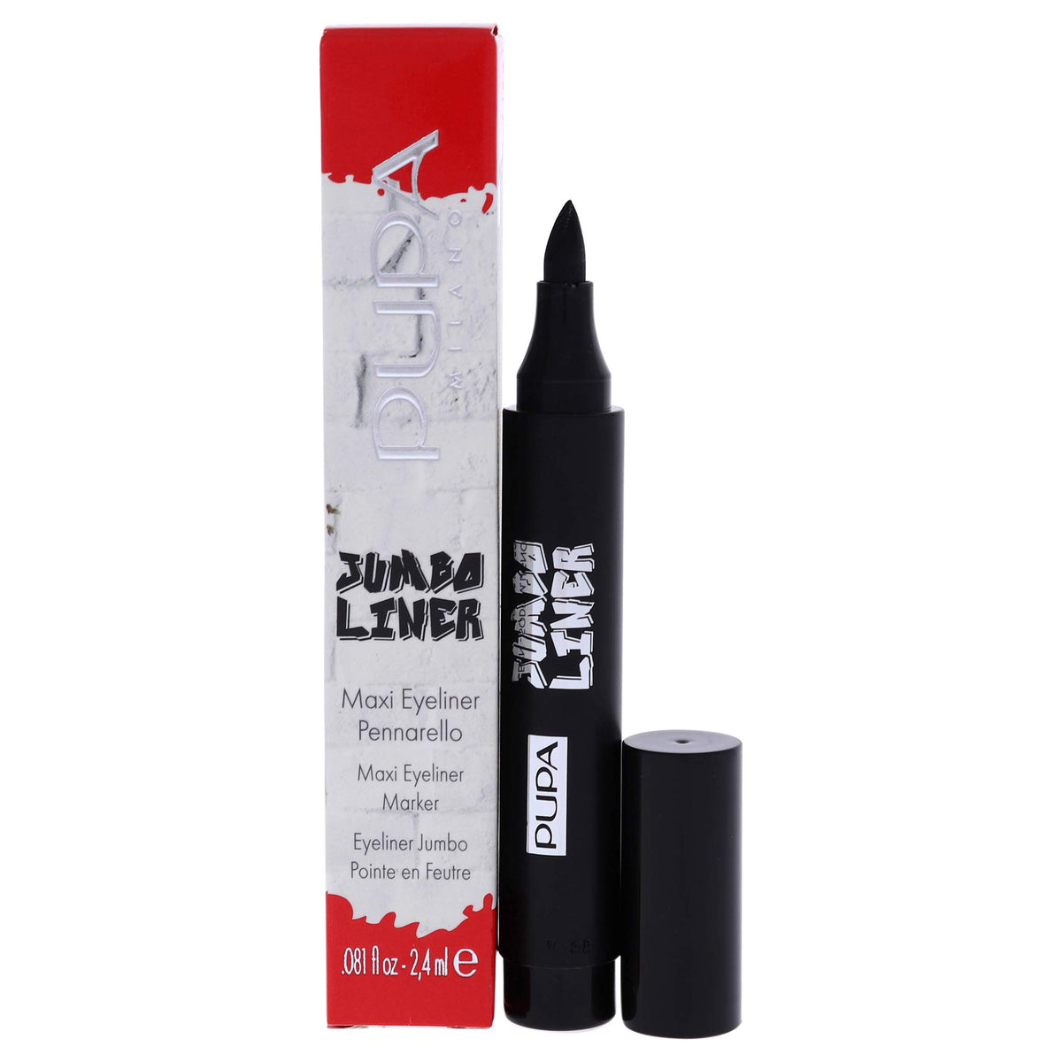 Pupa Milano Jumbo Eyeliner  WaterBased Formula  Dries Quickly  Highly Pigmented  Gives Pure  Intense Color  Draws Both Thi