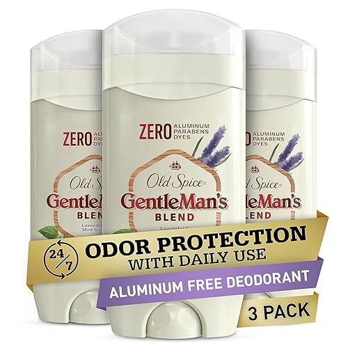 Old Spice Aluminum Free Deodorant For Men, Lavender & Mint, 3Oz, Pack Of 3