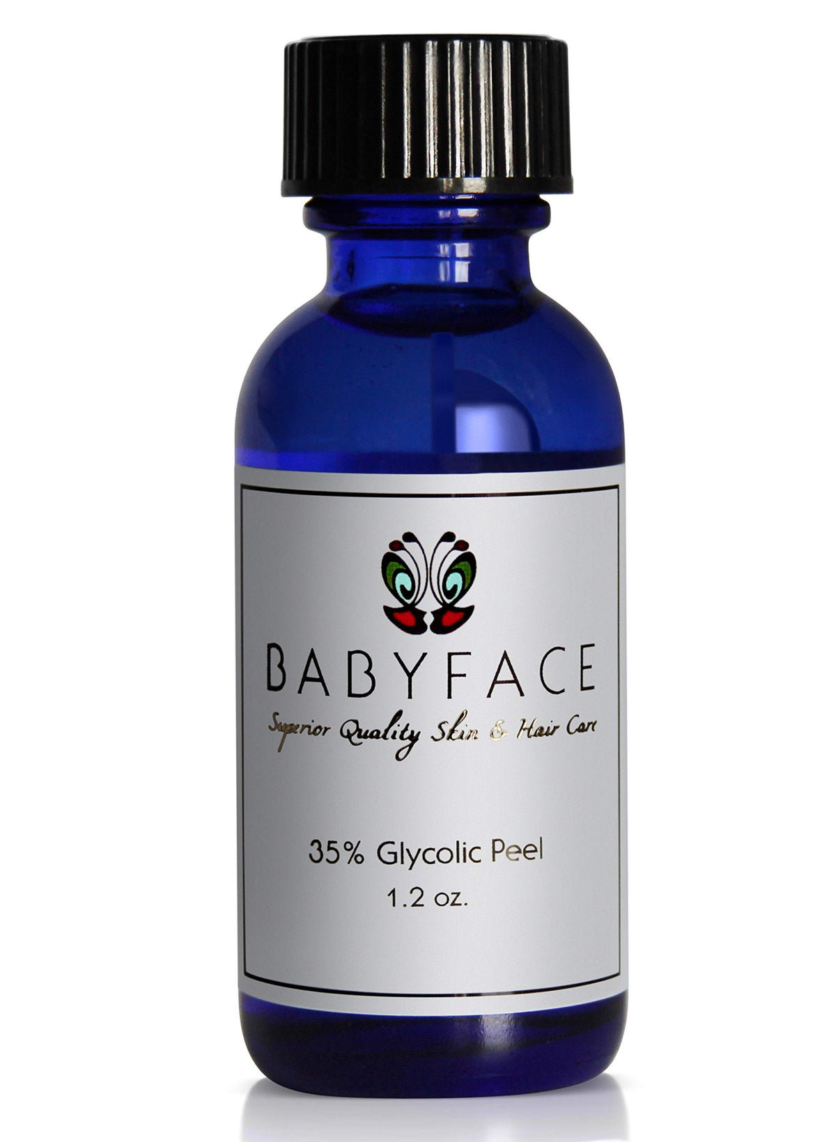 Babyface 35% Glycolic Acid Peel - Anti-Aging, Brighter Skin, Low Ph, 1.2 Oz